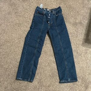 Levi’s ribcage straight jeans
